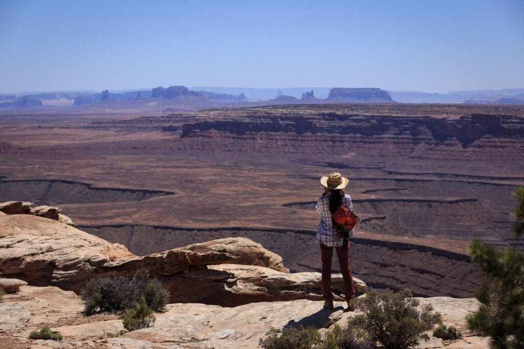 Bears Ears National Monument stretches across scenic mesas, towering sandstone cliffs, and canyons that epitomize the beauty of southern Utah.